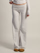 HARLOW HARLOW ESSENTIAL FOLDOVER WIDE LEG PANT - CLOUD - Boathouse