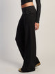 HARLOW HARLOW ESSENTIALS FOLDOVER PANT - BLACK/WHITE - Boathouse