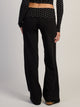 HARLOW HARLOW ESSENTIALS FOLDOVER PANT - BLACK/WHITE - Boathouse