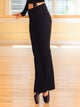 HARLOW HARLOW GIA FOLDOVER PANT - BLACK - Boathouse