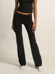 HARLOW HARLOW GIA FOLDOVER PANT - BLACK - Boathouse