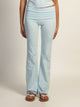 HARLOW HARLOW GIA FOLDOVER PANT - BLUE - Boathouse