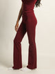 HARLOW GIA FOLDOVER PANT - BURGUNDY