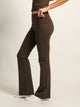 HARLOW HARLOW GIA FOLDOVER PANT - CHOCOLATE - Boathouse