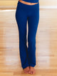 HARLOW GIA FOLDOVER PANT - COBALT
