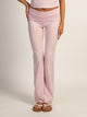 HARLOW HARLOW GIA FOLDOVER PANT - LIGHT PINK - Boathouse