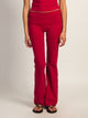 HARLOW HARLOW GIA FOLDOVER PANT - PORT - Boathouse