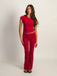 HARLOW HARLOW GIA FOLDOVER PANT - PORT - Boathouse