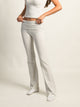 HARLOW HARLOW GIA FOLDOVER MELANGE PANT - CLOUD - Boathouse