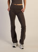 HARLOW ESSENTIAL FOLDOVER PANT - CHARCOAL