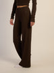 HARLOW HARLOW PALOMA KNIT PANT - CHOCOLATE - Boathouse