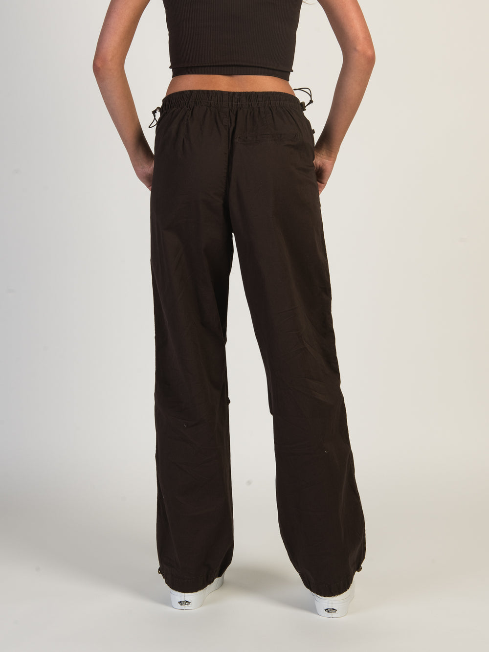 HARLOW PAXTON PARACHUTE PANT - CHOCOLATE - CLEARANCE