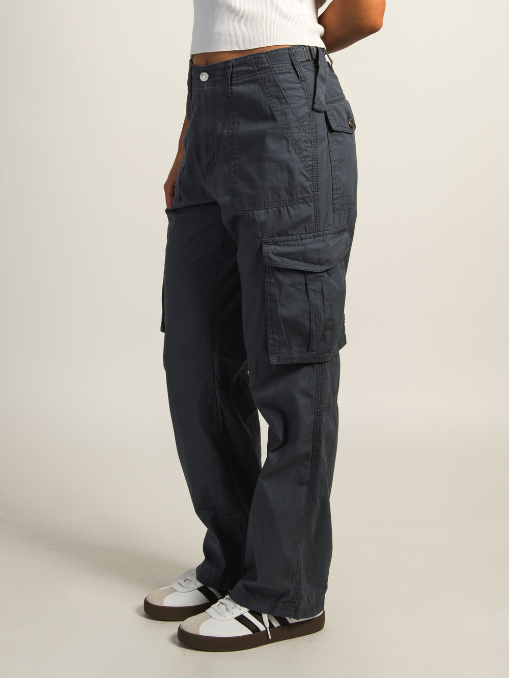 HARLOW PAIGE CARGO PANT - INDIGO