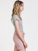 HARLOW HARLOW ALLIE RIBBED TEE - CLEARANCE - Boathouse