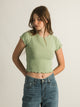 HARLOW HARLOW ALLIE RIBBED TEE - CLEARANCE - Boathouse