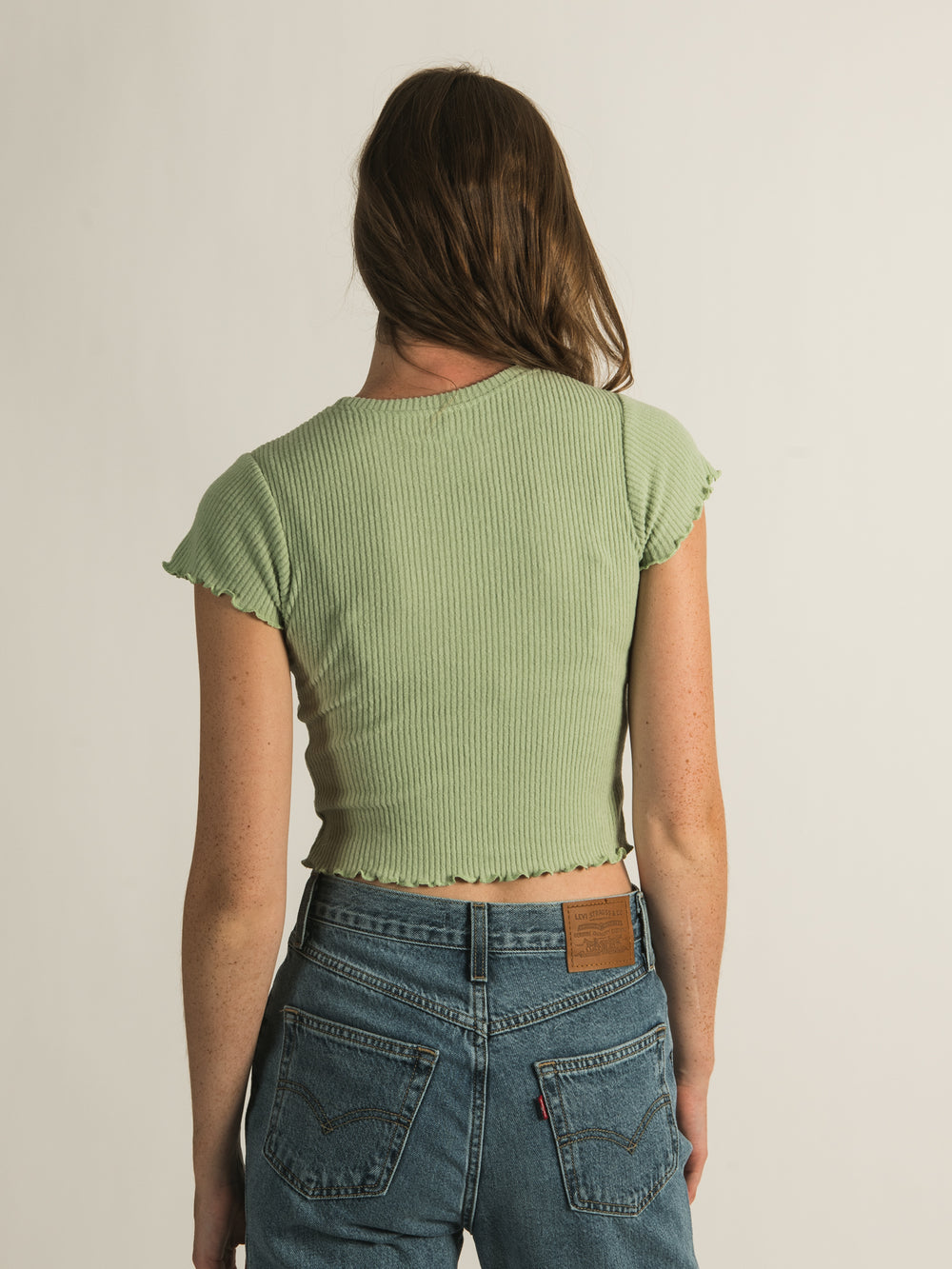 HARLOW ALLIE RIBBED TEE - CLEARANCE