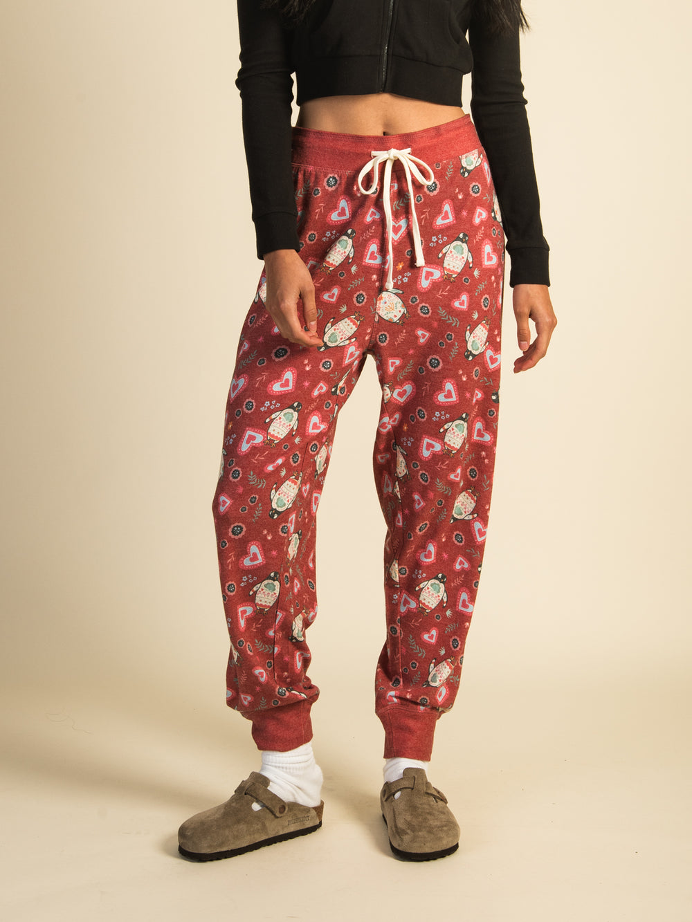 HARLOW AVA LOUNGE PANT - RED - CLEARANCE