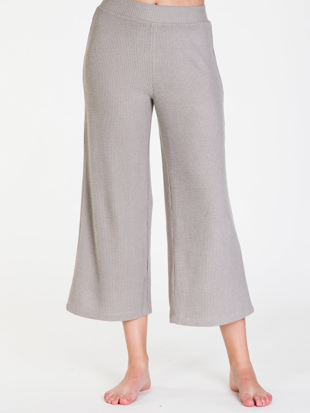 HARLOW WAFFLE WIDE LEG PANT - CLEARANCE
