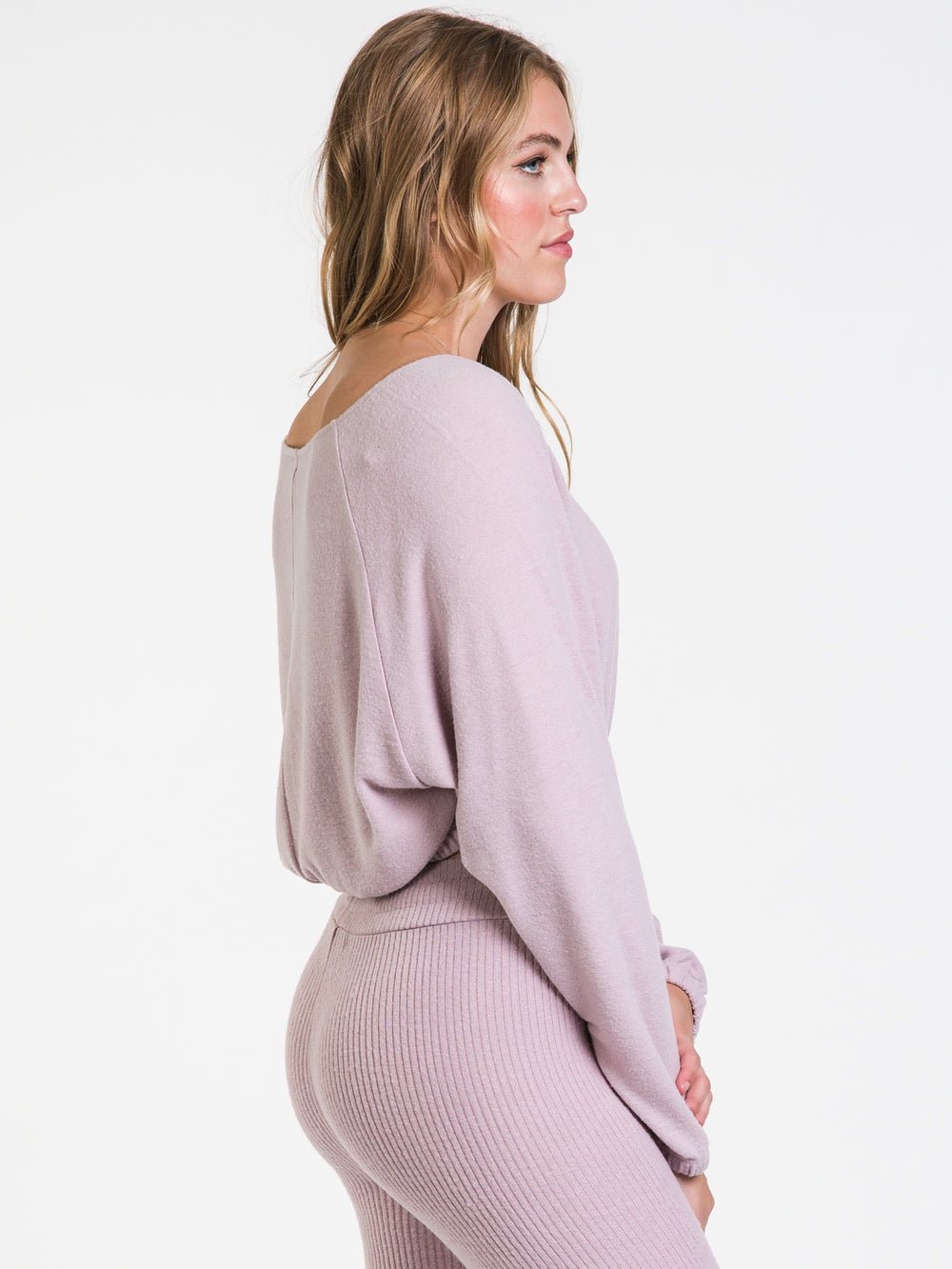 HARLOW PLUSH V-NECK RAGLAN - DÉSTOCKAGE