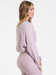 HARLOW HARLOW PLUSH V-NECK RAGLAN - CLEARANCE - Boathouse