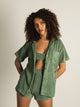 HARLOW HARLOW TIA TERRY BUTTON UP - CLEARANCE - Boathouse