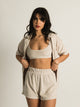 HARLOW HARLOW TIA TERRY BUTTON UP - CLEARANCE - Boathouse
