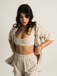 HARLOW HARLOW TIA TERRY BUTTON UP - CLEARANCE - Boathouse
