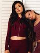 HARLOW HARLOW BROOKE SWEATER - BURGUNDY - Boathouse
