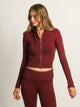 HARLOW HARLOW BROOKE SWEATER - BURGUNDY - Boathouse