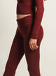 HARLOW HARLOW BROOKE FLARE PANT - BURGUNDY - Boathouse