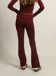 HARLOW HARLOW BROOKE FLARE PANT - BURGUNDY - Boathouse