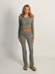 HARLOW HARLOW BROOKE FLARE PANT - HEATHER GREY - Boathouse