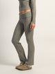 HARLOW HARLOW BROOKE CABLE KNIT FLARE PANT - HEATHER GREY - Boathouse