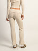 HARLOW HARLOW BROOKE CABLE KNIT FLARE PANT - OATMEAL - Boathouse