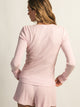 HARLOW HARLOW WINNIE WAFFLE HENLEY - LIGHT PINK - Boathouse
