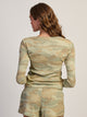 HARLOW WAFLLE CREWNECK MANCHES LONGUES - CAMOUFLAGE