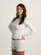 HARLOW HARLOW PAYTON POINTELLE LONG SLEEVE MELANGE - CLOUD - Boathouse