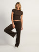 HARLOW WINNIE LOUNGE PANT - CHOCOLATE
