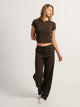 HARLOW WINNIE LOUNGE PANT - CHOCOLATE