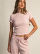 HARLOW HARLOW WINNIE LOUNGE PANT - LIGHT PINK - Boathouse