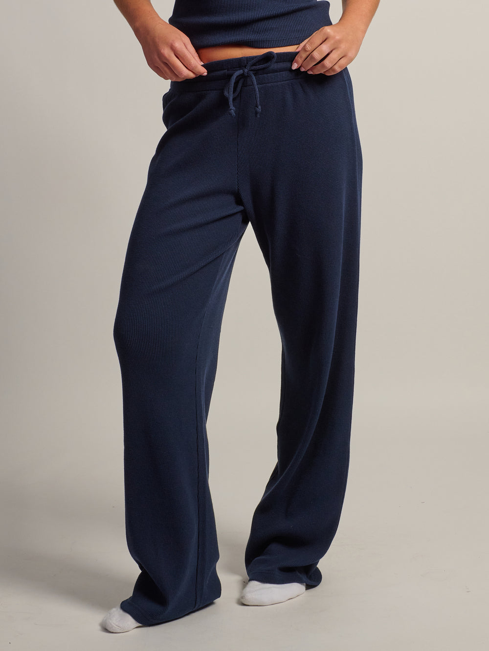 HARLOW WINNIE LOUNGE PANT - NAVY