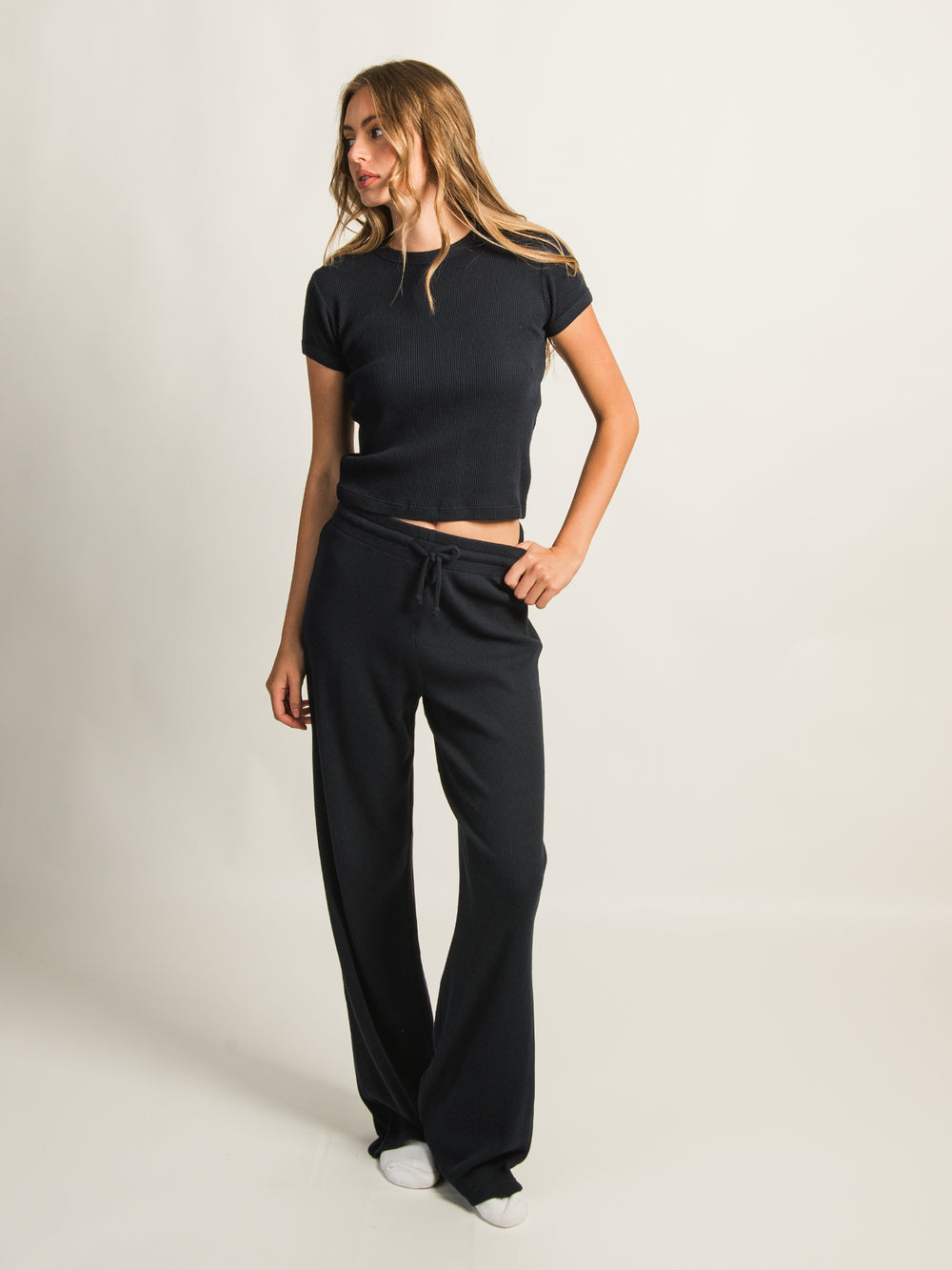 HARLOW WINNIE LOUNGE PANT - NAVY