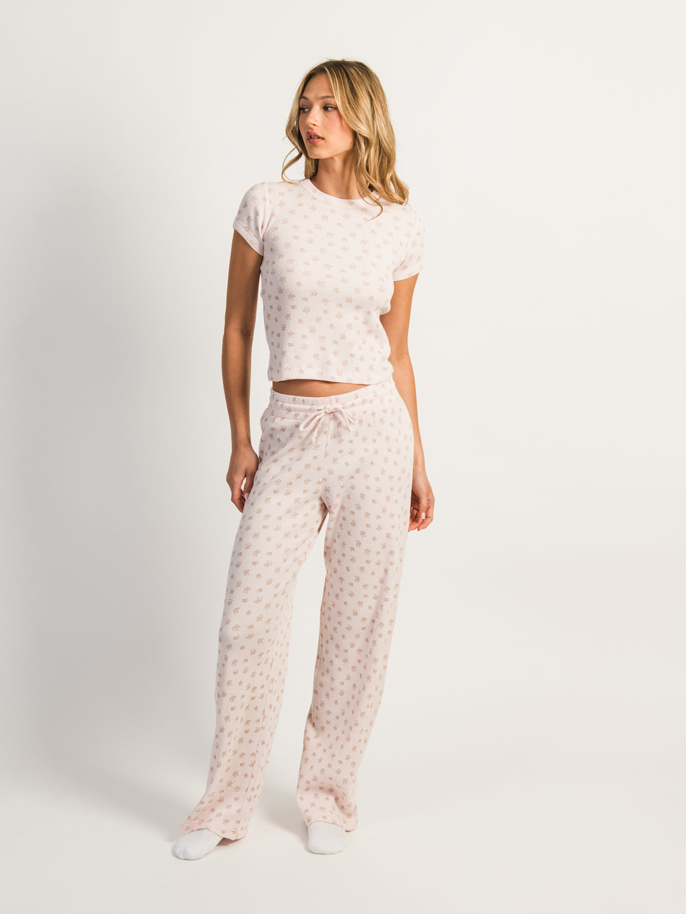 PANTALON DÉTENTE HARLOW WINNIE TEDDY- ROSE BB