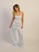 HARLOW HARLOW SUNNI JERSEY PANTS - BLUE STRIPE - Boathouse