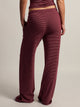 HARLOW HARLOW SUNNI STRIPE JERSEY PANT - BURGUNDY - Boathouse