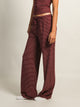 HARLOW HARLOW SUNNI STRIPE JERSEY PANT - BURGUNDY - Boathouse
