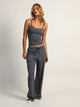 HARLOW SUNNI JERSEY STRIPED PANT - INDIGO