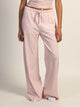 HARLOW HARLOW SUNNI JERSEY STRIPED PANT - LIGHT PINK - Boathouse