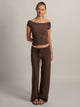 HARLOW HARLOW PENNY PANT - BROWN - Boathouse