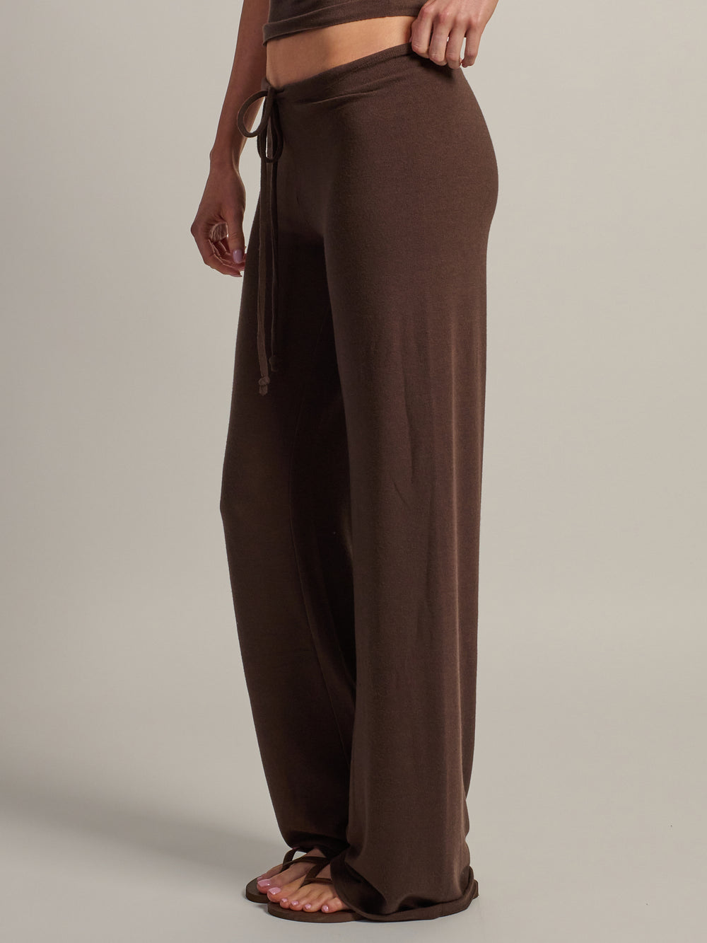 HARLOW PENNY PANT - BROWN